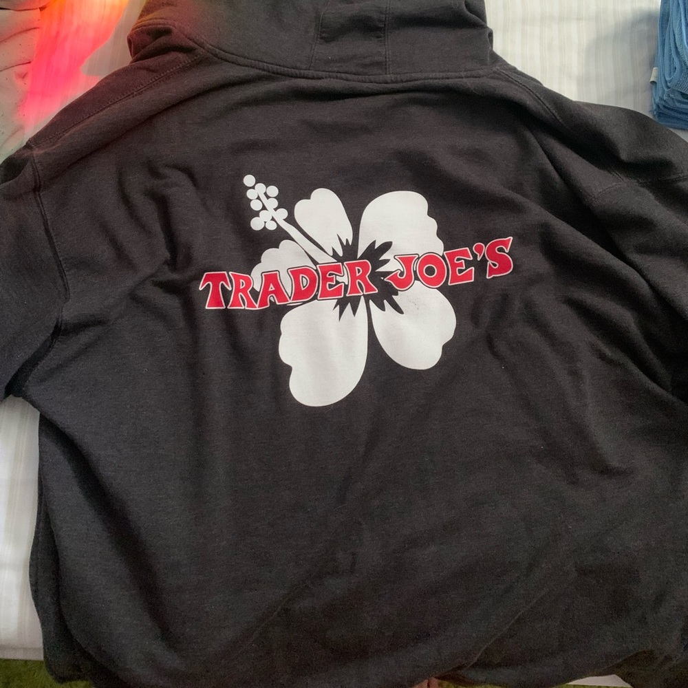 Trader Joe’s worker sweatshirt, 2 XL, spacious and soft